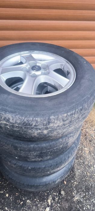 Set jante aliaj R16+ anvelope