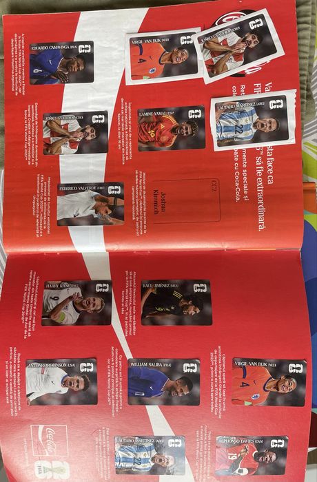 Vând album soft cover Panini WC 2026, 99,99% finalizat