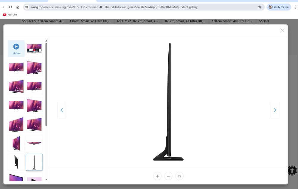 Samsung LED 139 cm Smart 4K Ultra HD Seria 9