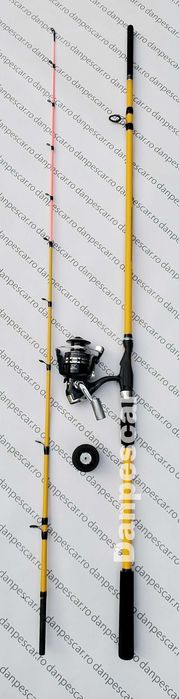 SET Lanseta PROFL DUAL FORCE tip Feeder 2,40m + Mulineta SAIMINO X4000
