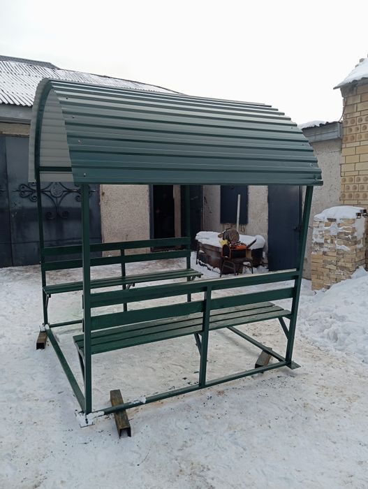 Беседка курилка урна