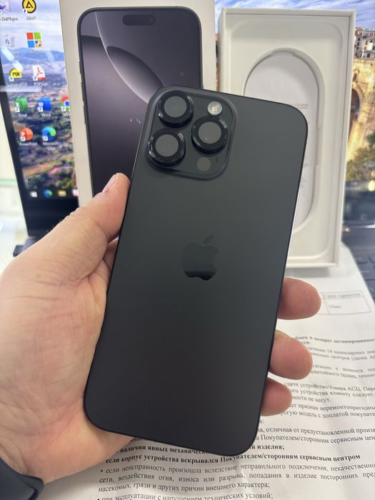 Iphone 16 Pro max 256Gb емкость 100%