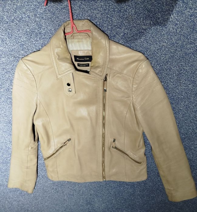 Кожаная куртка Massimo Dutti