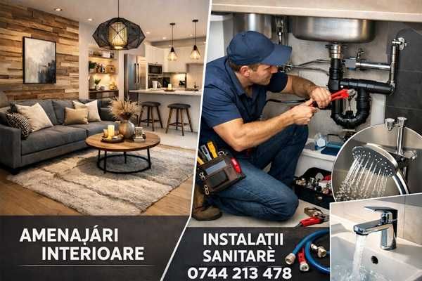 Amenajari interioare si instalatii sanitare