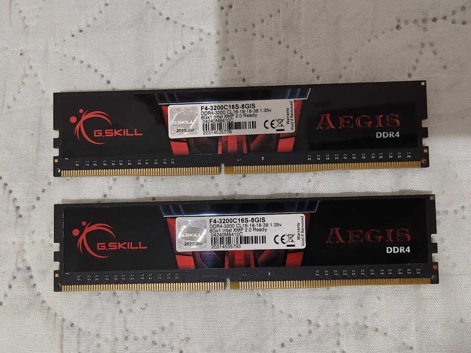 RAM памет G.Skill Aegis 2x8GB 3200 MT/s CL16 DDR4