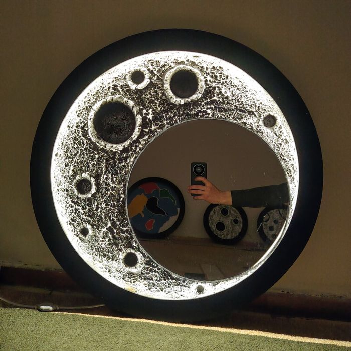 Dekorativ Moonlight devor chirog‘i 70 sm –  zamonaviy interyer uchun