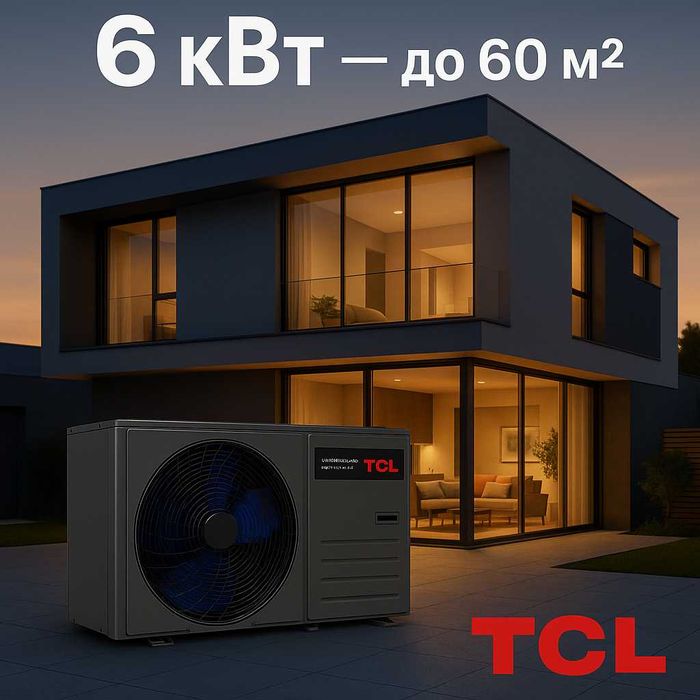 TCL Тепловой насос 6 кВт — для дома до 60 м²