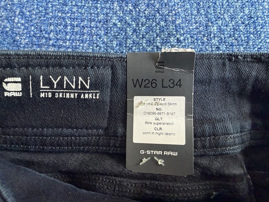 G-Star RAW Lynn 2-Zip Mid Skinny Ankle Jeans ОРИГИНАЛНИ дамски дънки - 26