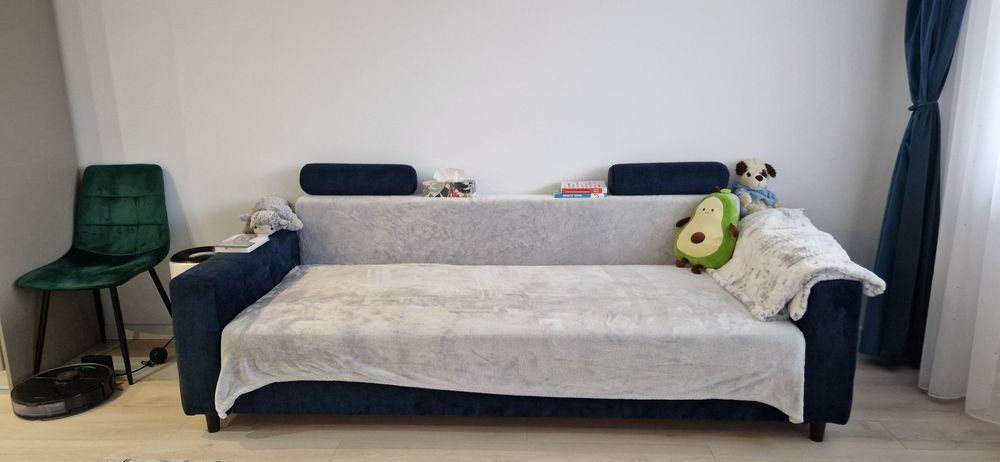 Canapea Extensibila Albastra