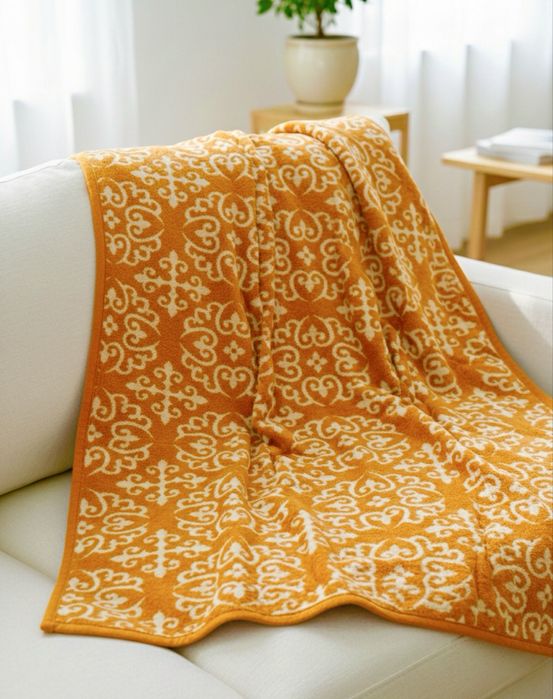 Плед шерстяной из овечьей шерсти