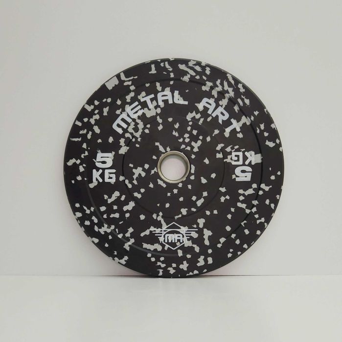 Цветни гумирани дискове на петна (Flecked Rubber Bumper Plates)