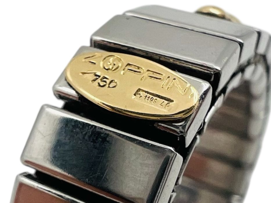 Zoopin унисекс пръстен от стомана и 18к злато