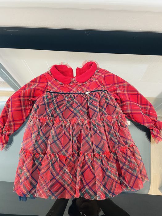 Бебешка рокля ( за коледна фотосесия )