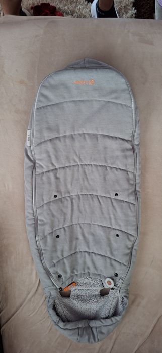 Husă pentru picioare și sac cu blăniță pentru cărucior > FootMoff Lava Grey CYBEX