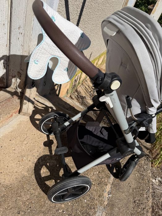 Cybex EOS LUX SLV 3В1 бебешка комбинирана количка
