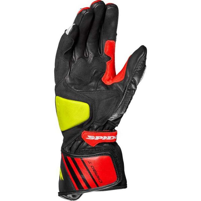 НОВИ Мото ръкавици SPIDI Carbo 7 RED/FLUO Размери М