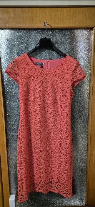 Rochie rosie, marimea 42, cu eticheta