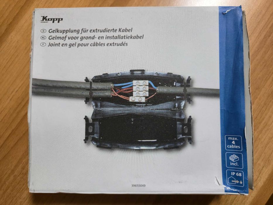 Conector cablu gel, 165 x 36 x 62 mm, 3 buc. | negociabil