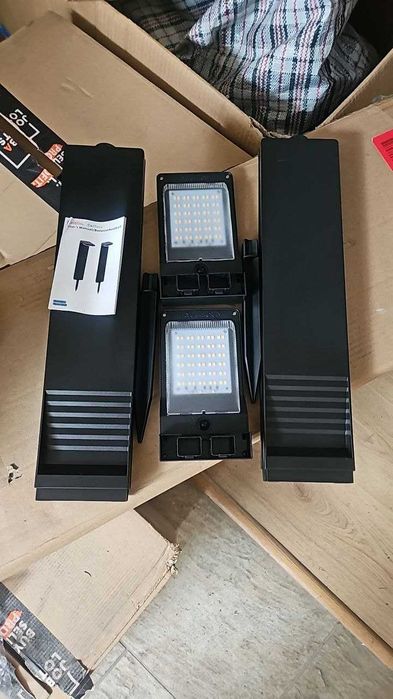 Calflux Комплект от 2 броя соларни лампи за външна градина, за пътеки