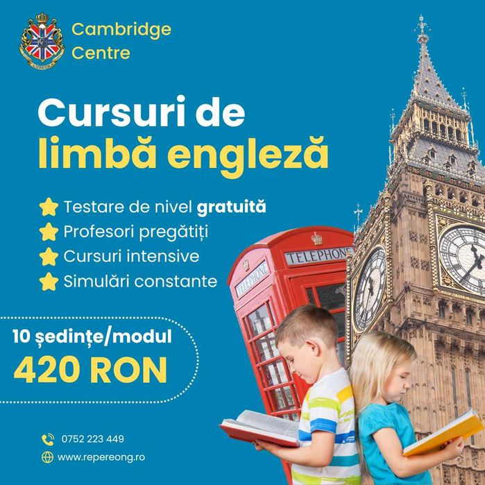 Cursuri de limba engleza-Cambridge