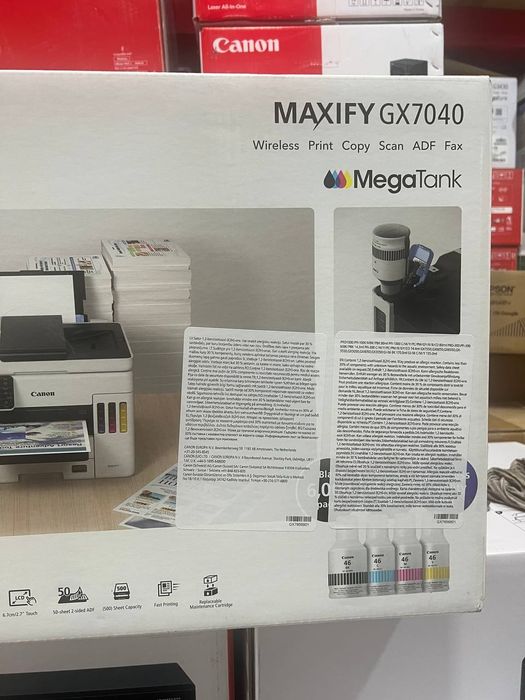 Принтер Canon Maxify GX7040 ( МФУ светной A4 )