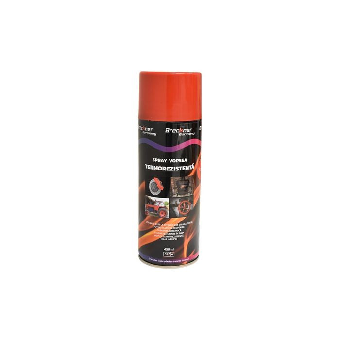 Spray vopsea ROSU rezistent termic pentru etriere 450ml. Breckner ERK
