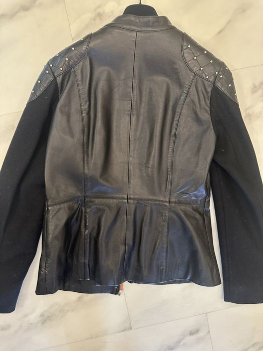 Куртка кожанная Trussardi Jeans