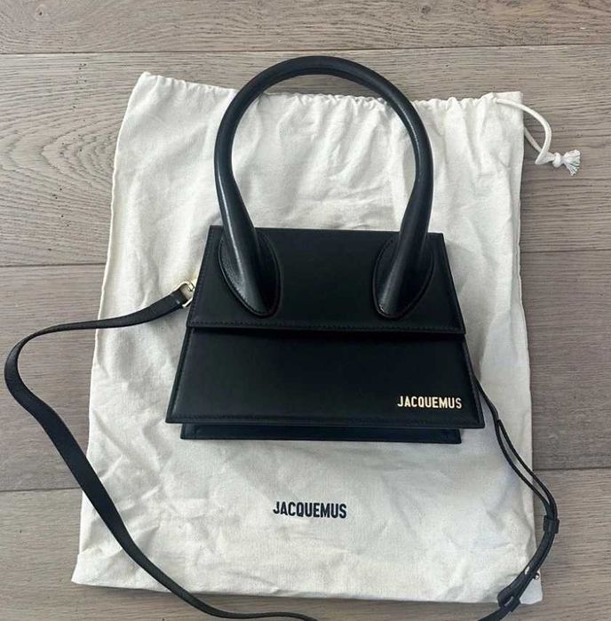 Geanta Jacquemus Le Chiquito Neagra din Piele Naturala