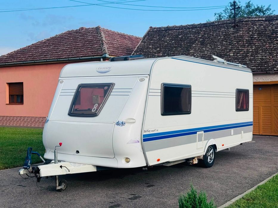 Vand Rulota/Caravană Hobby Excellent 540  An 2007 Recent inmatriculata  Motor mover 5/6 locuri de dormit