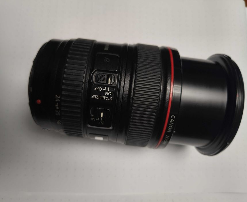 Obiectiv foto Canon EF 24-105mm f/4L IS USM Full Frame– obiectiv profesional seria L