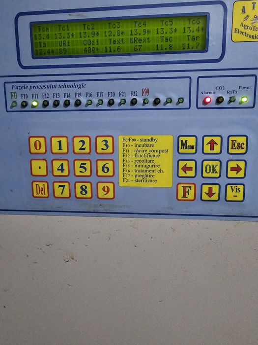 Aparat programabil, computer pentru cultura ciupercilor