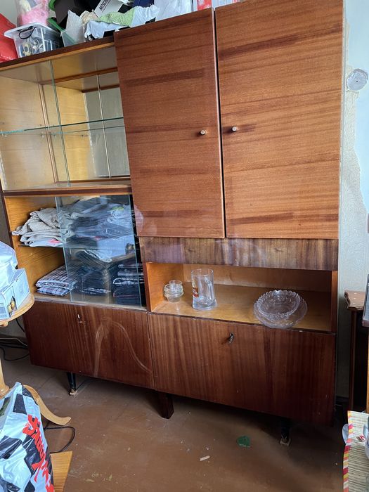 Сервант СССР лак Шкафчик