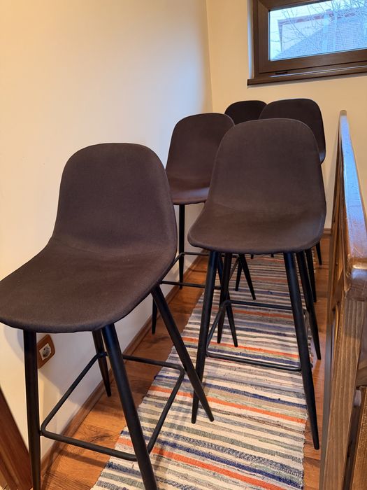 Set 7 scaune bar / bucatarie – moderne, stare buna