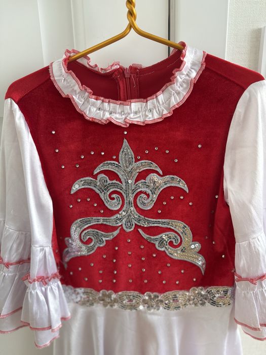 Казахское платье 8-10 лет