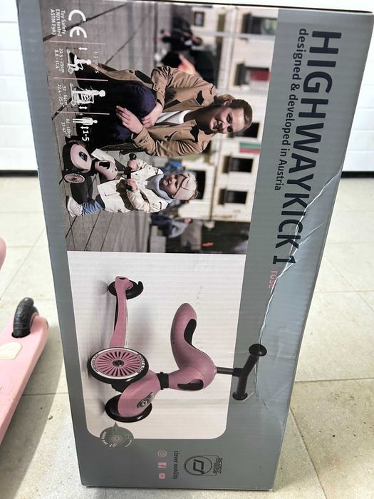 Детска тротинетка Scoot & ride розова Highwaykick 2 в 1