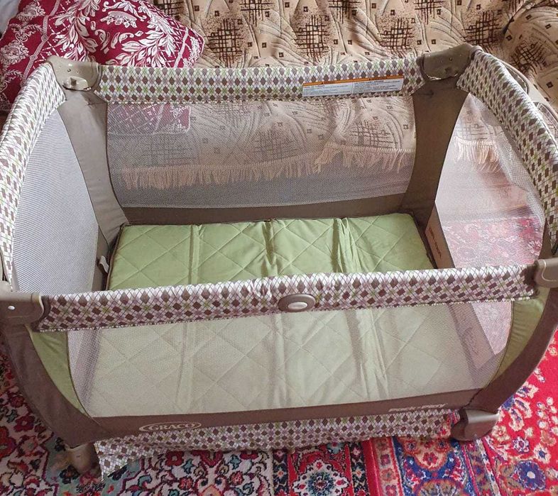 Детский манеж-кровать