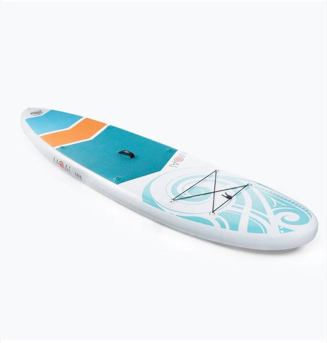 SUP дъска MOAI 10'6", синя, 320x81x15см