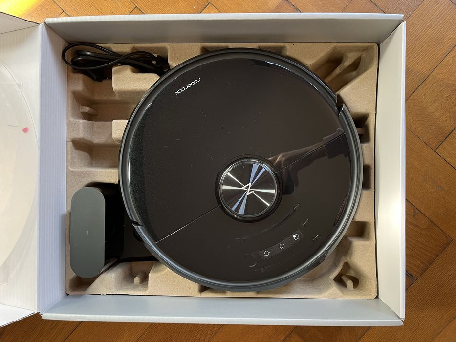 Robot Roborock S6 MaxV ReactiveAI Navigatie LiDAR Mop WiFi Negru