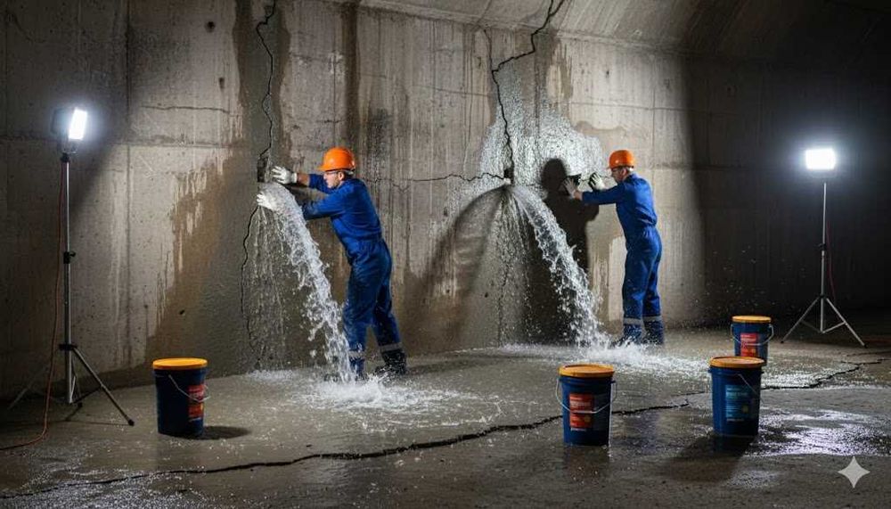 Гидроизоляция лифтовых шахт и приямков подземных парковок и гаражей