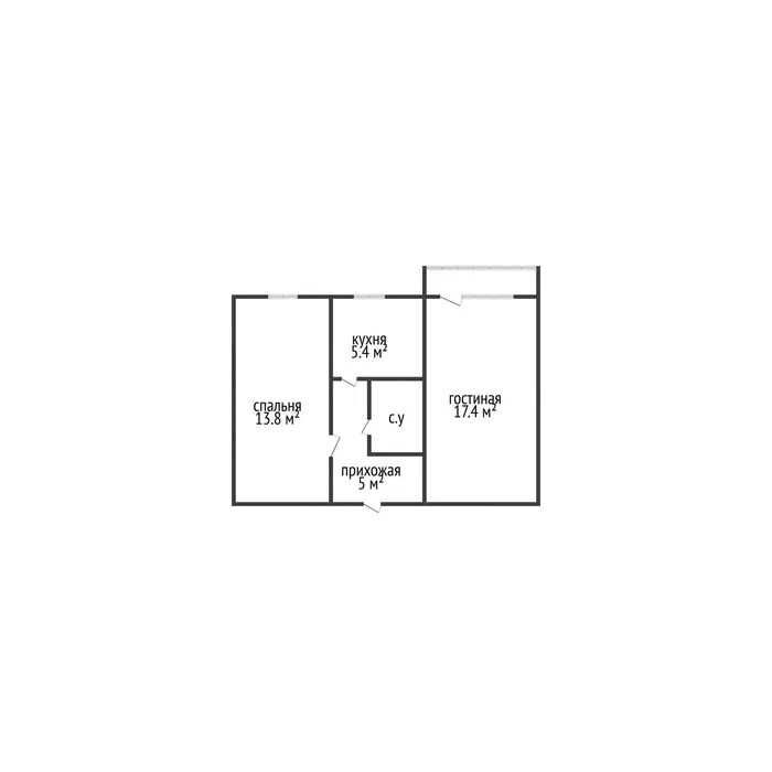 Продажа 2-комнатной квартиры