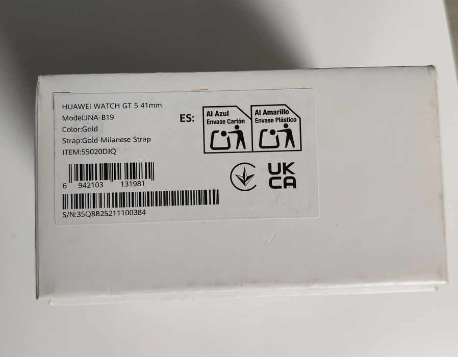 Huawei Watch GT 5 – 41 mm – Gold – Brățară Milanese | Elegant & Premiu