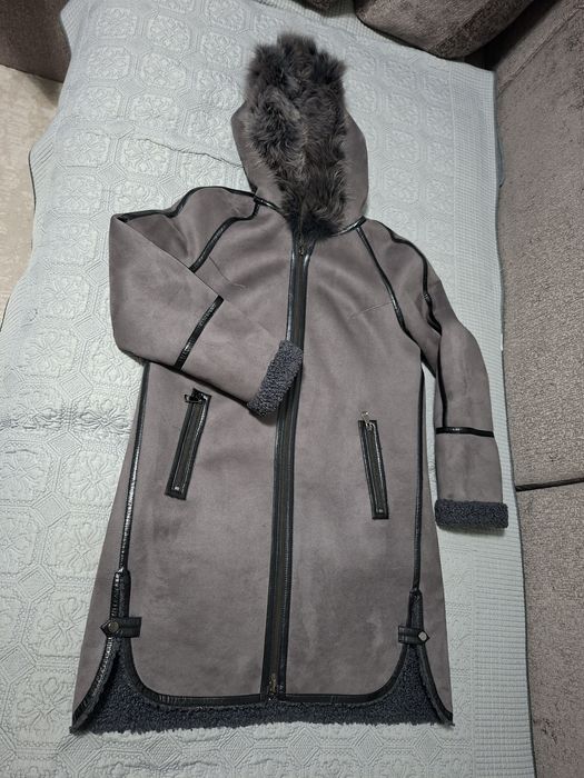 Двусторонняя дубленка