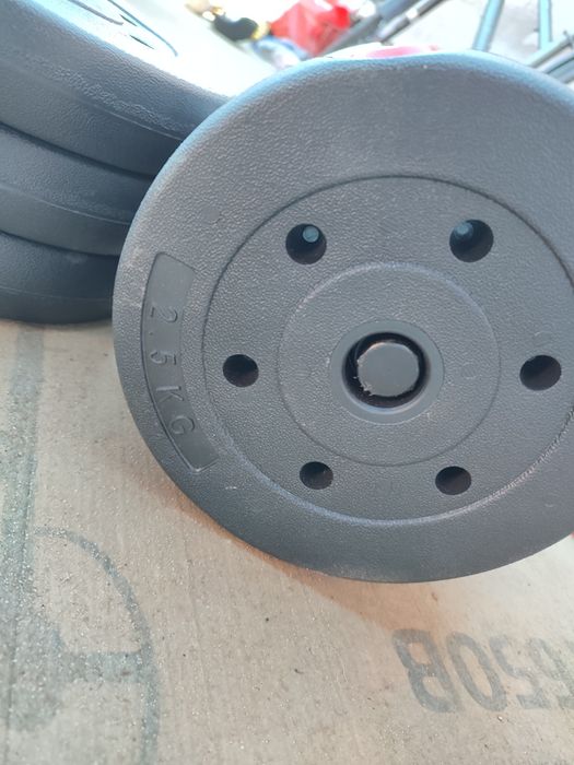 Bancă fitness cu gantere