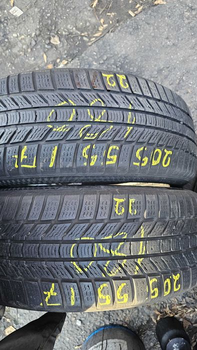Anvelope 205 55 17 Michelin si Continental iarna