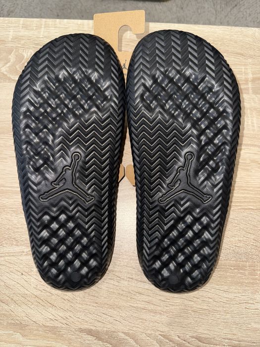 Джапанки Air Jordan Jumpman Slide “Black & White” - размер 48.5