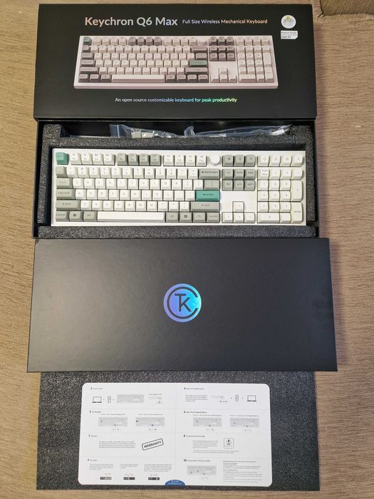 Keychron Q6 Max механична клавиатура Wireless QMK/VIA