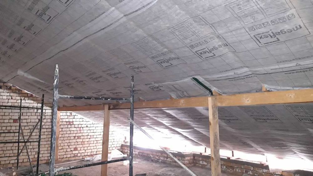 Утепления мансарду под ключ, мин вата, стекловата, базальт,