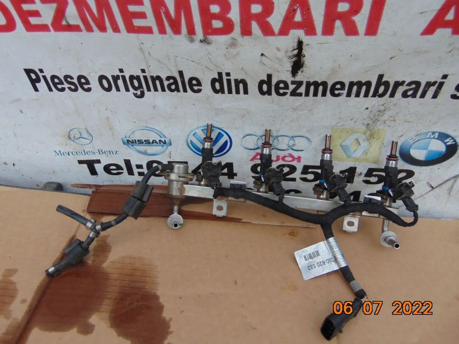 Rampa injectoare Fiat 1.4 benzina 500 abarth alfa romeo giulietta tipo 1.4 benzina doblo punto pand