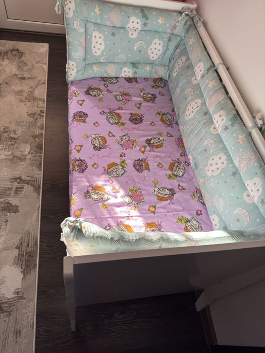 Patut Bebe Alb 3 în 1