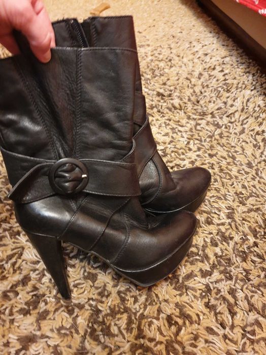 ghete cizme piele naturala 35-36